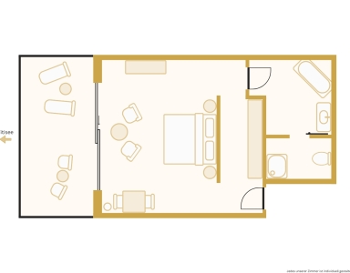 Grundriss Kleine Titisee Suite