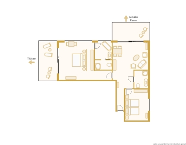 Grundriss Große Titisee Suite